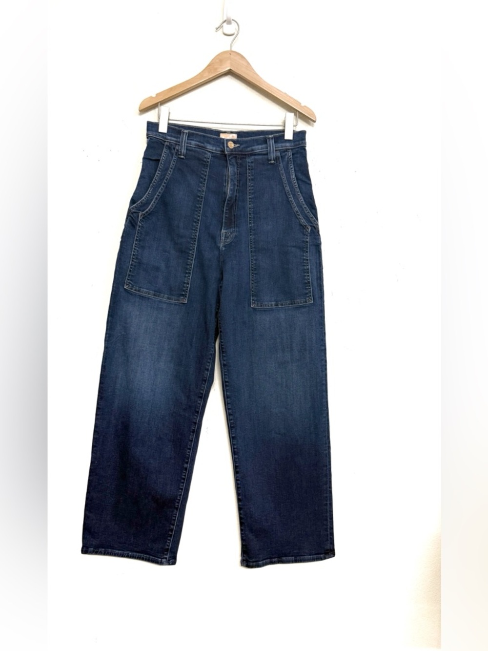 NWT MOTHER The Quarter Breaker Flood Jean in Howdy Size 29 - Picture 8 of 16